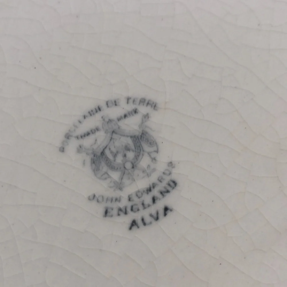 Vintage Alva Serving Platter by John Edwards 15”x10.5”
